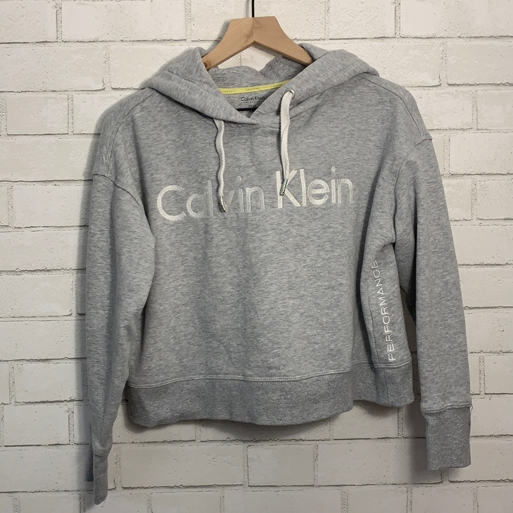 Calvin Klein grey pullover hoodie size S/P